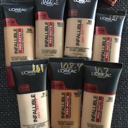 New L’Oréal Infallible Pro Matte Foundations 