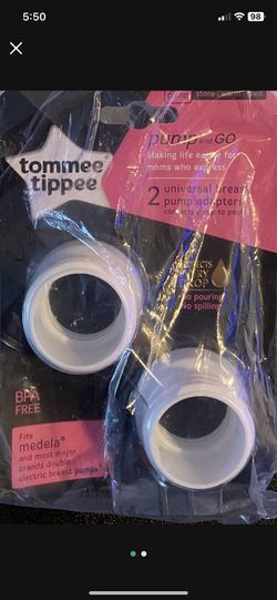 New Tommee Tippee Pump & Go Breast Milk Pouch Adaptor Set – 2pk