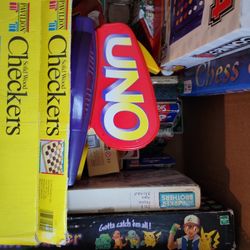 Boardgames, Uno, Checker, Chess, Mancal, Connect 4