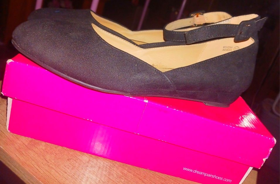Dream Paris Women's Dress Flats Ballet Low Wedge
