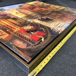 Sunset In Venice Wall Art 