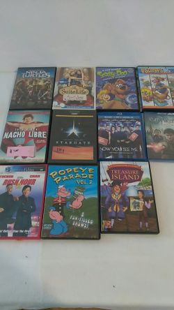 Dvd and Blue Ray movies lot