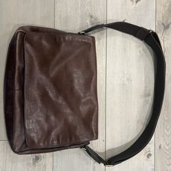 Coach Brown Leather Messenger 