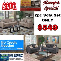 Sofa & Loveseat ** Manager Special $549** 