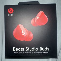NEW!! Opened - Brand New Condition Beats Studio Buds - True Wireless Noise Cancelling Earbuds - Compatible with Apple & Android, Built-in Microphone, 
