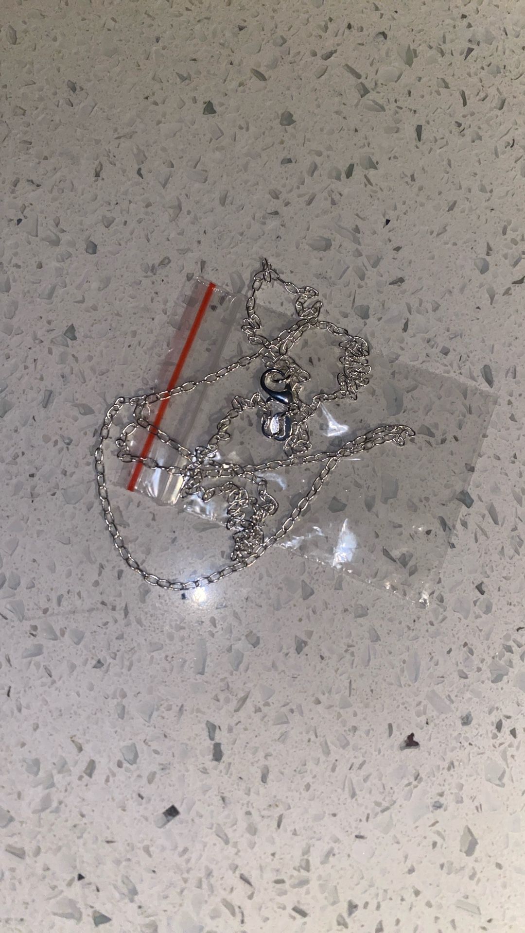 22 Inch 925 Silver Paper Clip Chain 