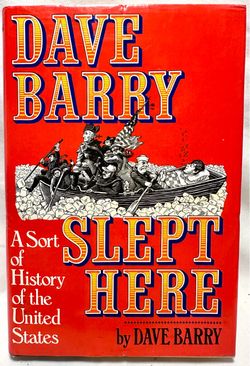 Dave Barry Slept Here 1st Ed 2nd Pt HC DJ Autographed Humor (1989)