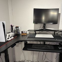 ERGONOMIC Standing Desk- L Shaped with Electric Adjustable Height - AVAIL. APRIL 1ST