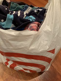 Full bag of boy clothes 6-24months