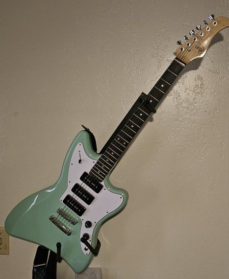 SX Liquid Surf Green 3P90 Electric Guitar