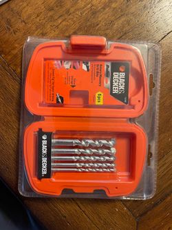 Black & Decker Rotary Masonry Drill Bits 5pcs