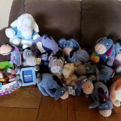 Disney Eeyore And Tigger Stuffed Toys