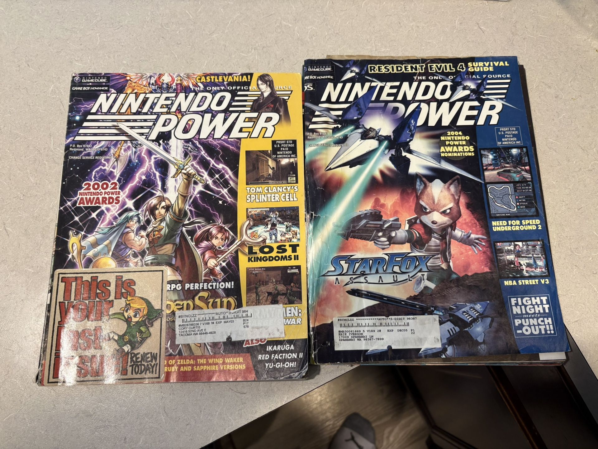 Nintendo Power Vol 168 And Vol 189
