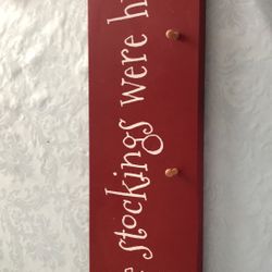 Stocking Holder For 3 Stockings Handmade 