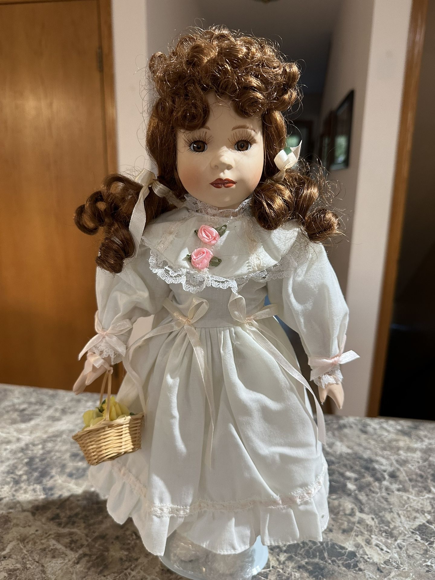 Vintage Porcelain Doll