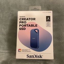 Sandisk Creator Pro Portable SSD 2TB