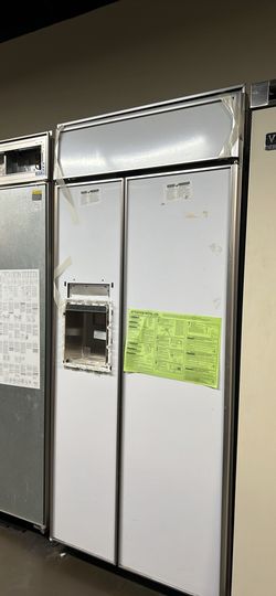 NEW OPEN BOX GE MONOGRAM 36”WIDE PANEL READY BUILT IN REFRIGERATOR
