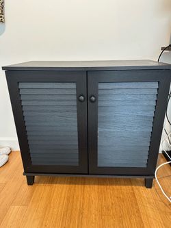 Black shoe storage / cabinet