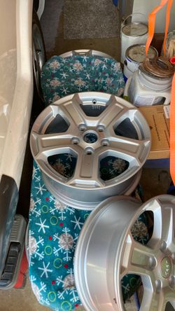 Jeep Wrangler 17” wheels - set of 5