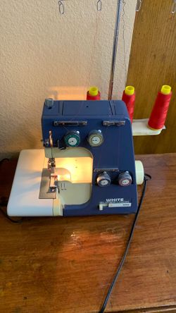White super Lock Serger Machine