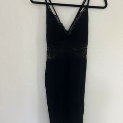 Express black lace dress