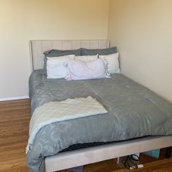 Full Size Bed with Mattress Included