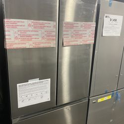 New 33” Inch French Door Fridge