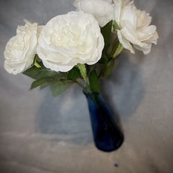 Artificial Flowers With Vase 