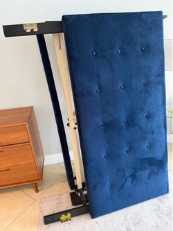 Disassembled queen bed