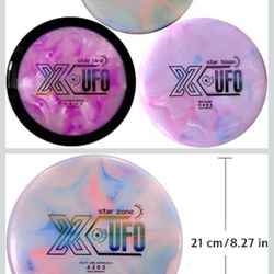 X-UFO Disc Golf Set - Disc Golf Starter Set, Includes 1 Putter, 1 Driver, and 1 midrange disc, Weighing 170-178 Grams. Suitable for Beginners and Prof