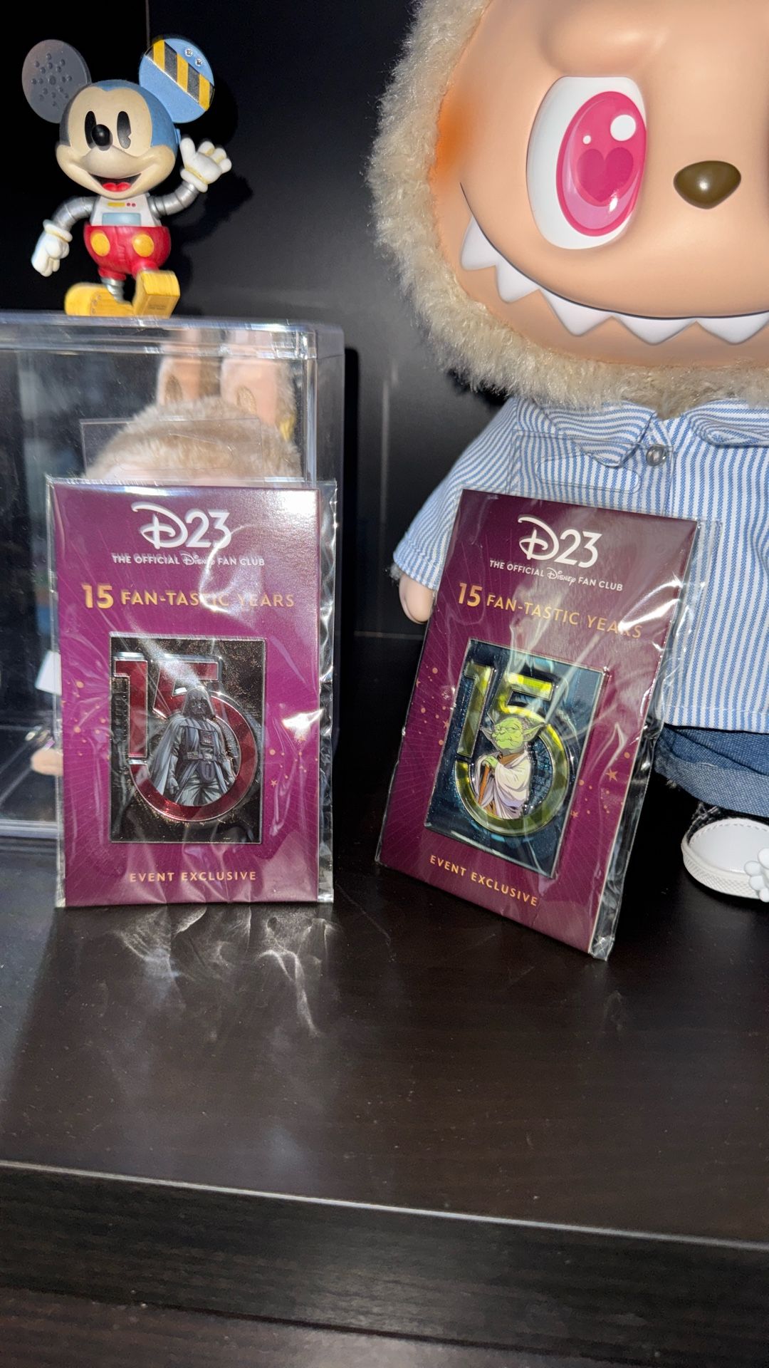 Disney D23 Event Exclusive Pin Darth Vader And Yoda