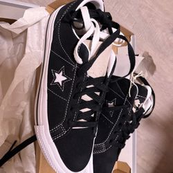 Converse One Star Pro Suede Skate Shoes Black