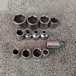 MAC Tools Socket 3/8 Drive+ 4 PCs 1/4"