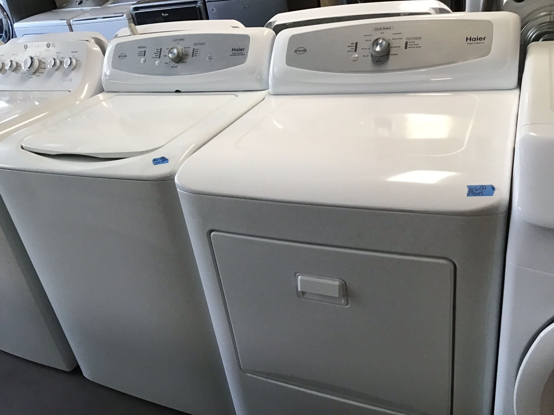 Haier Washer And Dryer Set
