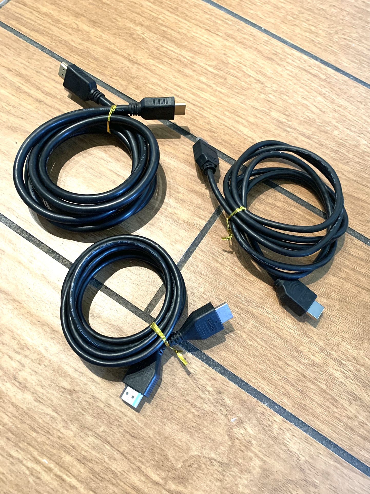 High Speed HDMI Cords ALL THREE FOR $10