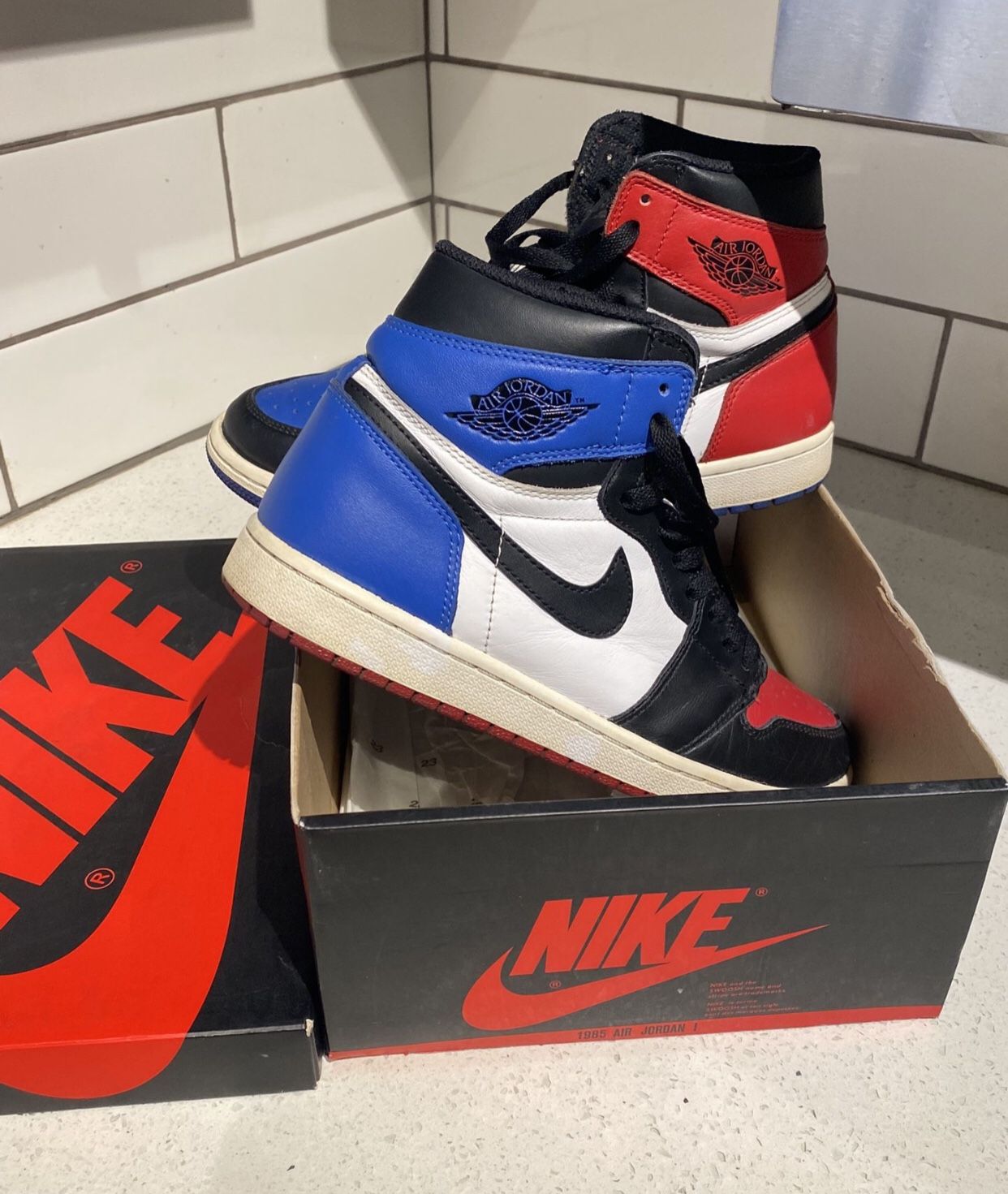 Jordan 1 Top 3s Size 8