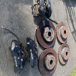 Lexus IsF Set Of Calipers And Brake Rotors 