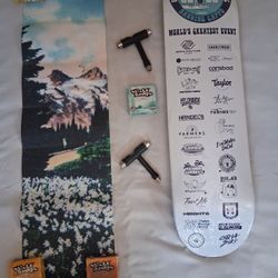 Skateboard Stuff Bundle With Sealed Deck
