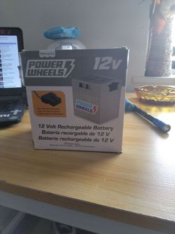 Power wheels 12v rechargeable battery