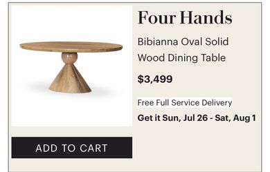 BIBIANNA DINING TABLE-BASE-SMOKED HONEY