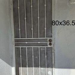 Universal White Steel Security Door