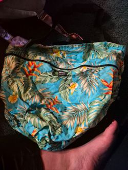 Maui Island Tropical Print Tote Bag