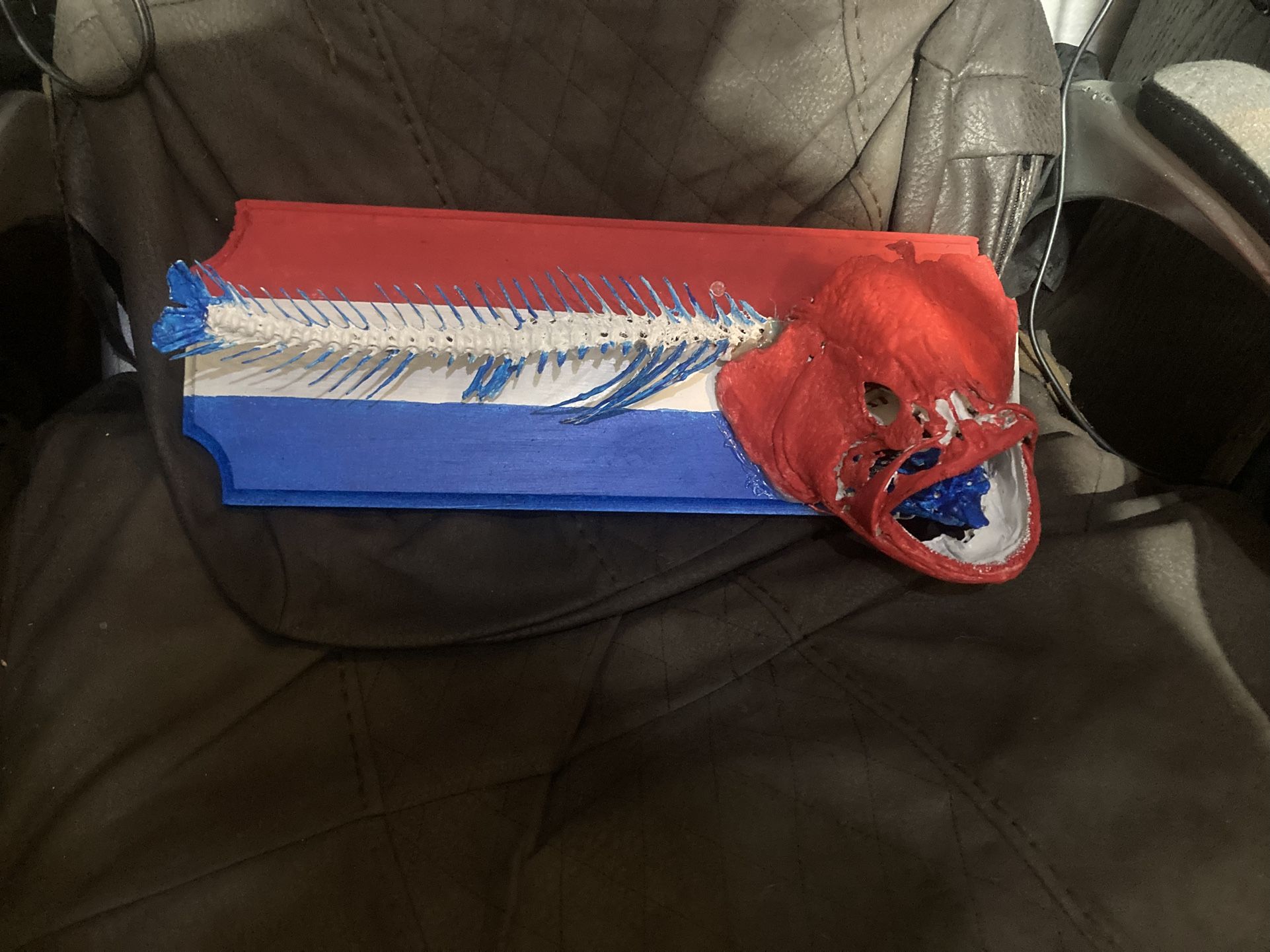 Red White & Blue Fish