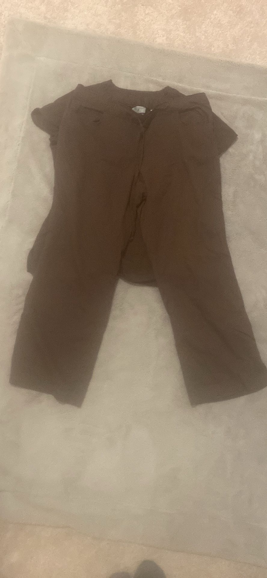 Grey’s Anatomy Chocolate/Brown Scrub Set