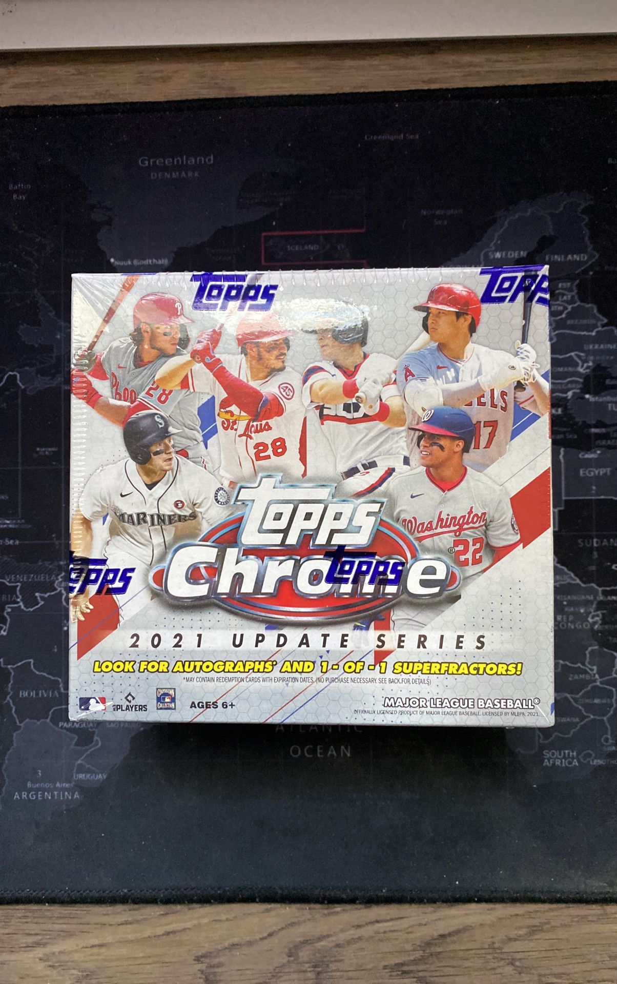Factory Sealed 2021 Topps Chrome Update Baseball Card Box