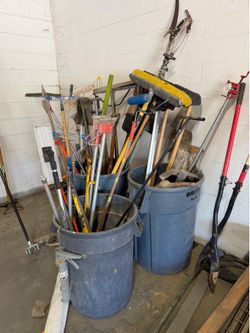 Miscellaneous broom shovels you have it it’s in there
