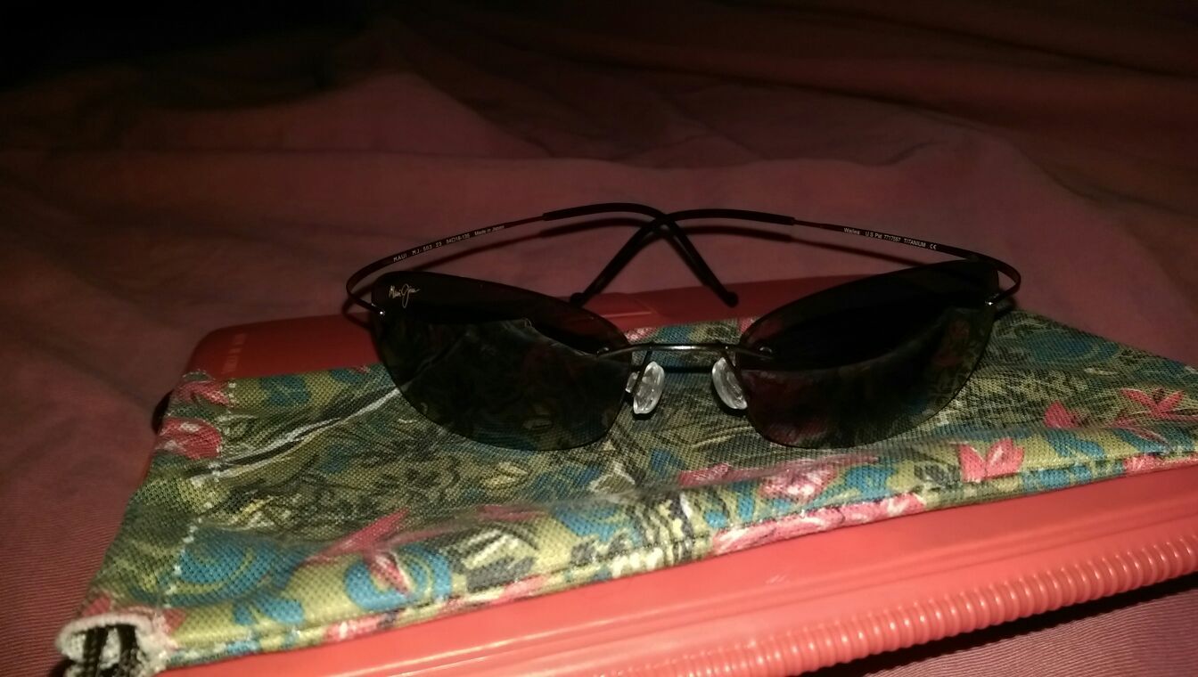 Maui Jim Wailea Titanium 503-23 Rimless Sport Sunglasses