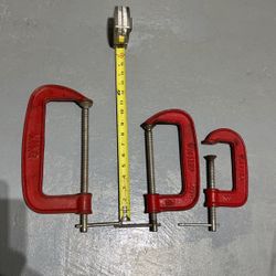 C-clamps Set Of Three