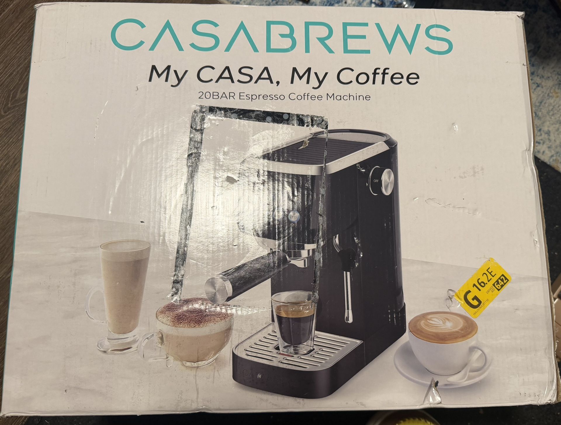 Brand New Home Espresso Coffee Machine With Milk Frother