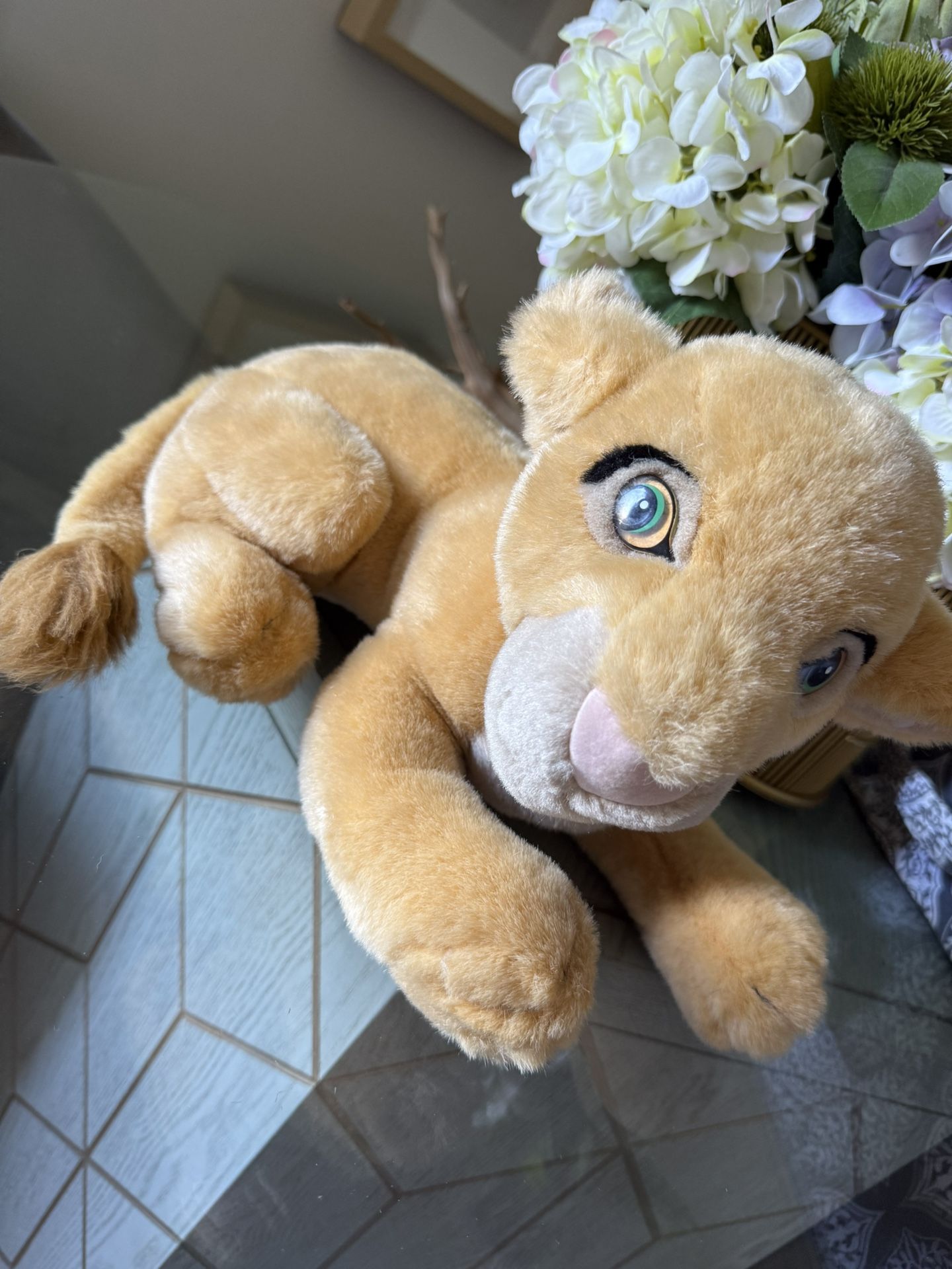 New! No Tag! Disney Lion Plushy! 14” Wide! 